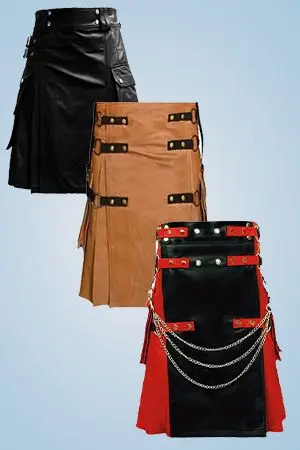 Leather Kilt Mens