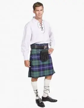 6 Piece Casual Kilt Outfit