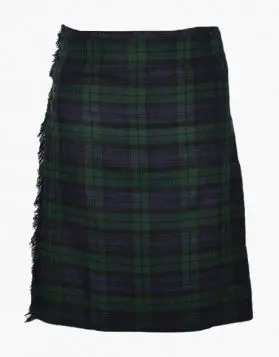  Black Watch Tartan Kilt - Side Image