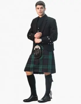 Black Watch Tartan Kilt Outfit