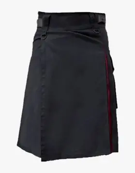 Hybrid Kilt Black and Red for Women