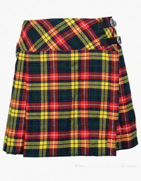 Buchanan Mini Tartan Kilt - Front Image