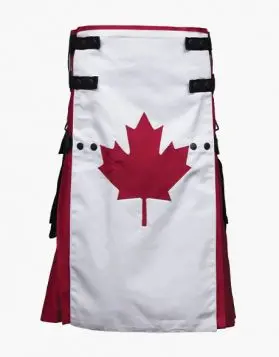 Canadian Flag Utility Hybrid Kilt- Front Image