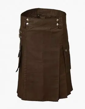 Custom Brown Utility Kilt