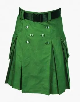 Custom Build Green Contemporary Kilt