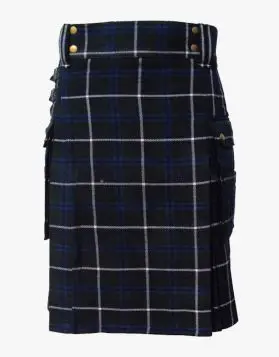 Douglas tartan utility kilt  