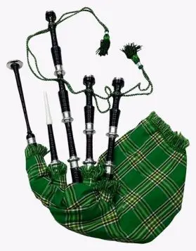 Irish Tartan  Bagpipes