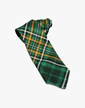 Irish green Tartan Kilt Tie