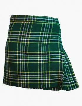 Ladies Irish National Tartan Kilt - Front Image