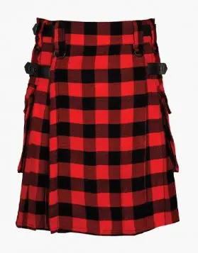 Lautreamont Rob Roy Tartan Utility Kilt - Front Image