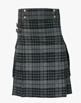 NIGHT WATCH TARTAN UTILITY KILT