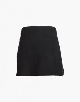 Plain Black Tartan Kids Kilt
