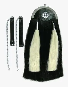 REAL HORSE HAIR SPORRAN