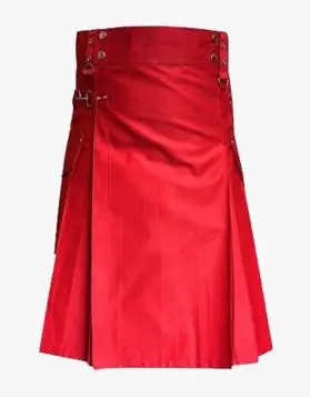 Red Cargo Kilt Mens