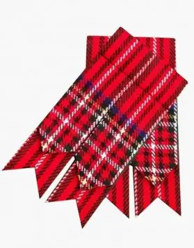 Royal Stewart Kilt Flashes - Front Image
