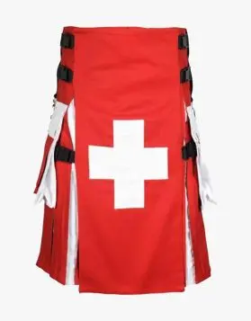 Swiss Flag Utility Tactical Kilt