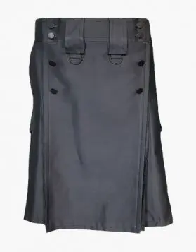 Tactical Kilt Black- Front Image 