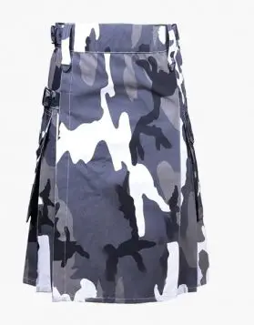 Urban Camo Utility Tactical Kilt - Front Image