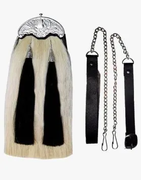  WHITE HORSE HAIR SPORRAN