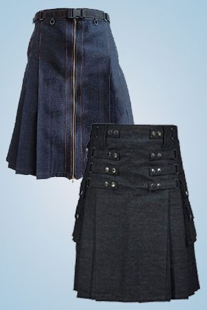 Denim Kilt for Women