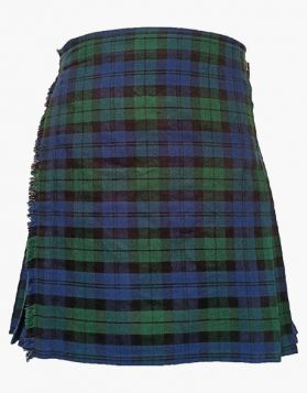 Black Watch Tartan Utility Kilt with Slant Pocket 