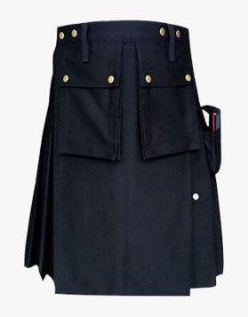 Black Police cheap utility kilts