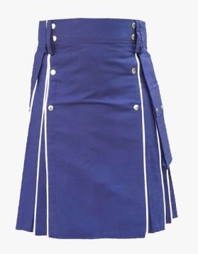  Blue utility kilt