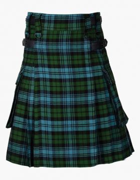 Campbell Tartan Utility Kilt - Front Image