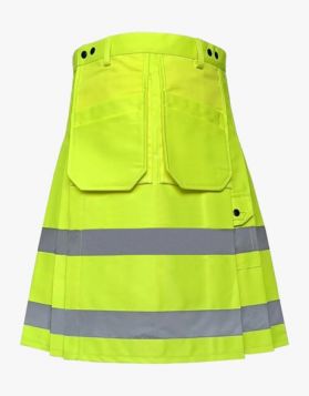 Carhartt Fluorescent Green Firefighter Utility Kilt - Hi Vis Kilt- Front Image 