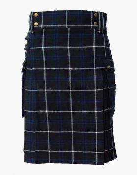 Douglas tartan utility kilt  