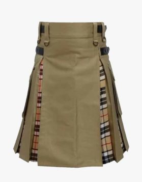Hybrid Khaki Kilt- Front Image 