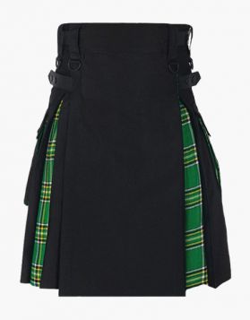 Irish Green Hybrid Kilt-Front Image 