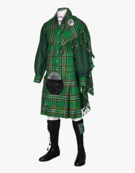  Irish National Tartan Kilt Outfit