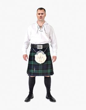 Jacobite Ghillie Shirt Casual Kilt Outfit