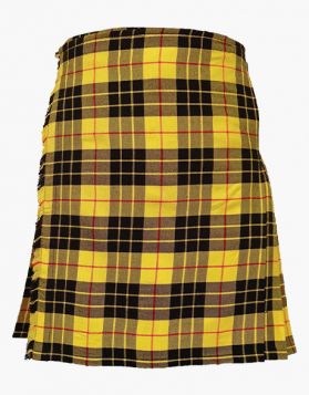 Macleod of Lewis Tartan Utility Kilt with leather strap- front Image