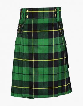 Mens Wallace Hunting Tartan Utility Kilt - Front Image 