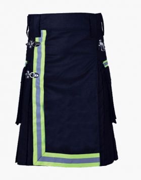 Navy Blue FireFighter Kilt-front image