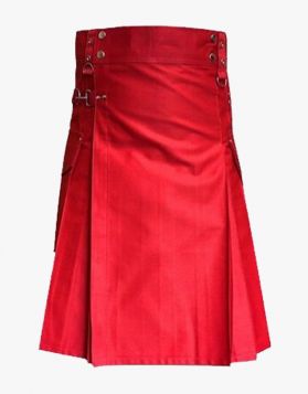 Red Cargo Kilt Mens