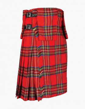 Royal Stewart Tartan Utility Kilt with Front Pockets