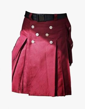 Tactical Kilt Maroon