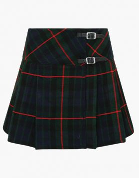 Women Gunn Tartan Mini Skirt Kilt- Front Image